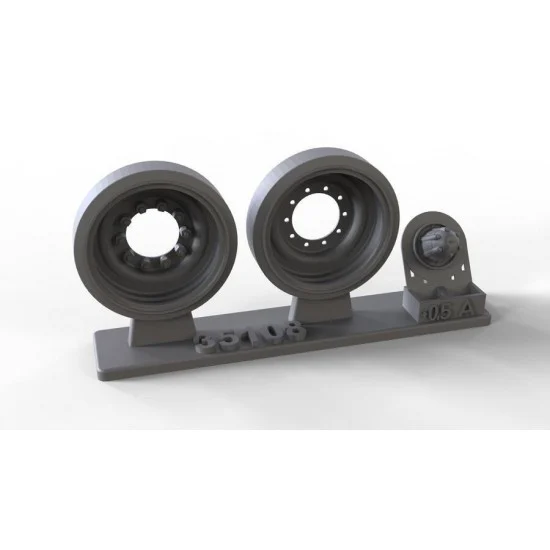 Elefant Corporation 35108 1/35 M88 Steel Wheels for AFV Club kits (14 wheels) - Military Vehicles & Tanks