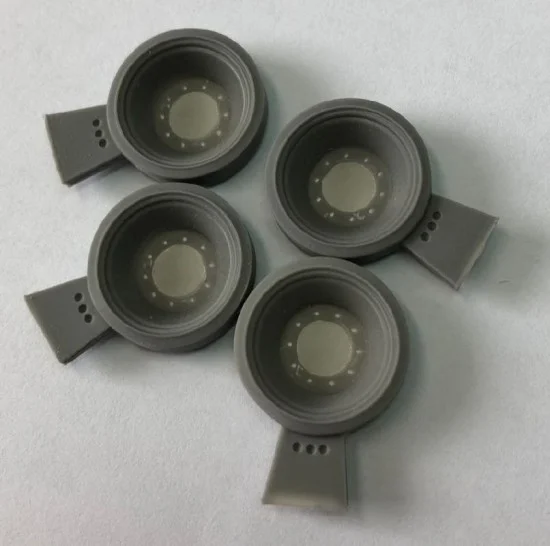 Elefant Corporation 35112 1/35 M26/46/47/48A1 First Series Spare Steel Wheels w/Mud Shield (4pcs w/rubber) - Military Vehicles & Tanks