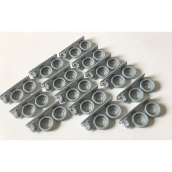Elefant Corporation 35120 1/35 Magach 1-3 Steel Wheels (14pcs) for Dragon kits