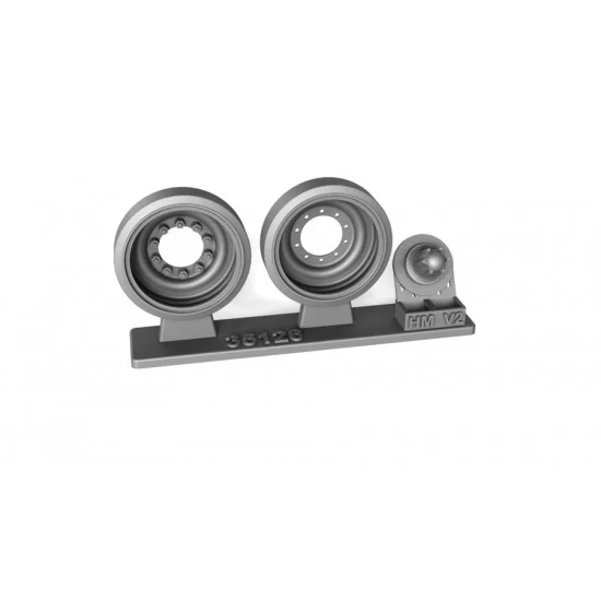 Elefant Corporation 35126 1/35 M60A1-A3 & Magach 6 Steel Wheels Type 2 Complete Set for AFV Club Kits