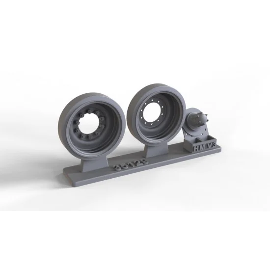 Elefant Corporation 35129 1/35 M60A1-A3 Type 1 Steel Wheels for Takom M60 Family kits