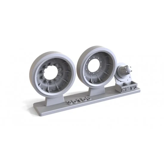 Elefant Corporation 35156 1/35 M60/Magach 6 Family Aluminium Wheels Type 1 for Dragon kits - Military Vehicles & Tanks