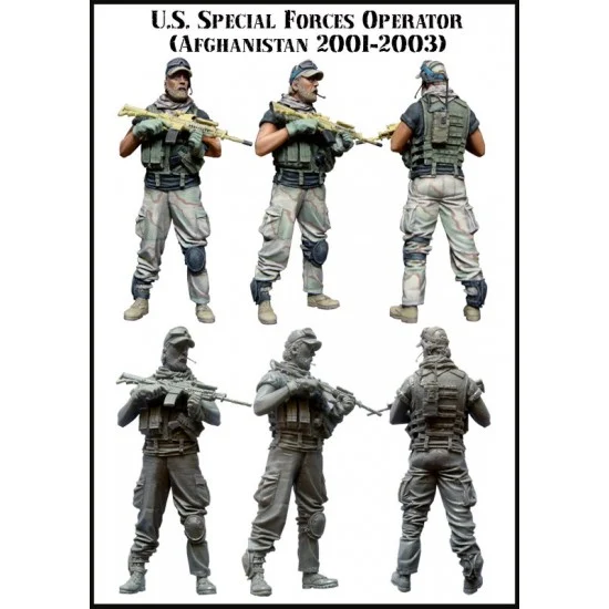 Evolution Miniatures 35046 1/35 US Special Forces Operator (Afghanistan 2001-2003) Set #1 (1 Figure)