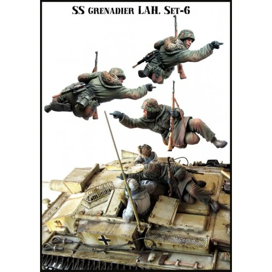 Evolution Miniatures 35066 1/35 WWII SS Grenadiers LAH Set #6 (1 Figure) - Model Figures