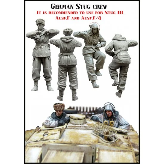 Evolution Miniatures 35067 1/35 German Stug Crew for Stug III Ausf.F and Ausf.F/8 (2 Figures) - Model Figures