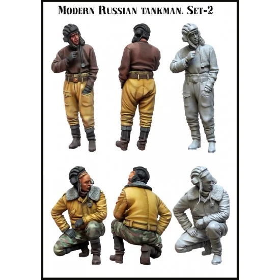 Evolution Miniatures 35097 1/35 Modern Russian Tankman Set #2 (2 Figures) - Model Figures