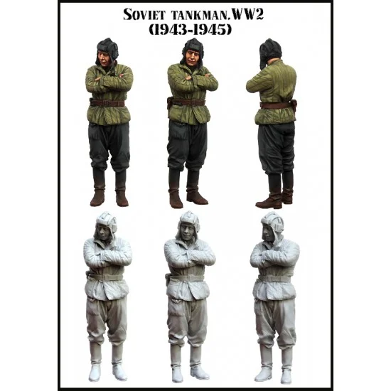 Evolution Miniatures 35134 1/35 WWII Soviet Tankman 1943-1945 (1 Figure)