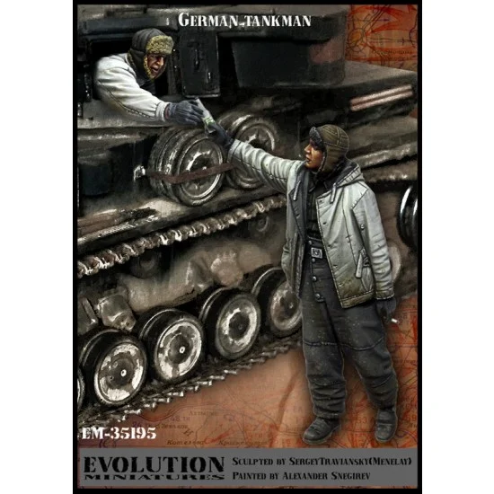 Evolution Miniatures 35195 1/35 German Tankman (2 figures) - Model Figures