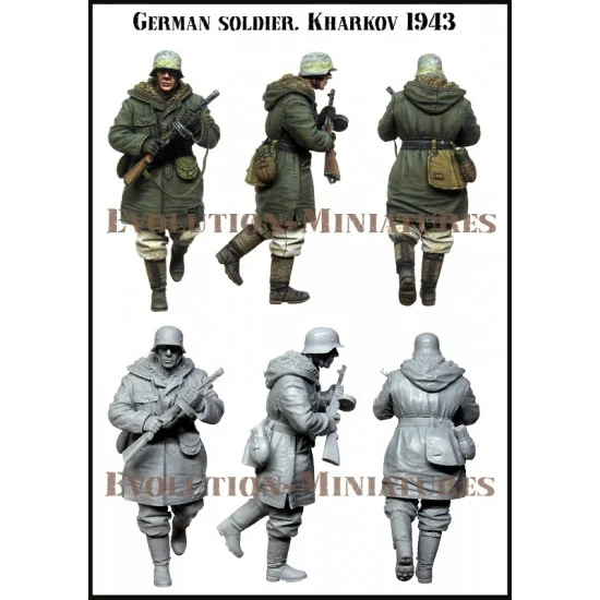 Evolution Miniatures 35205 1/35 German Soldier, Kharkov 1943 - Model Figures