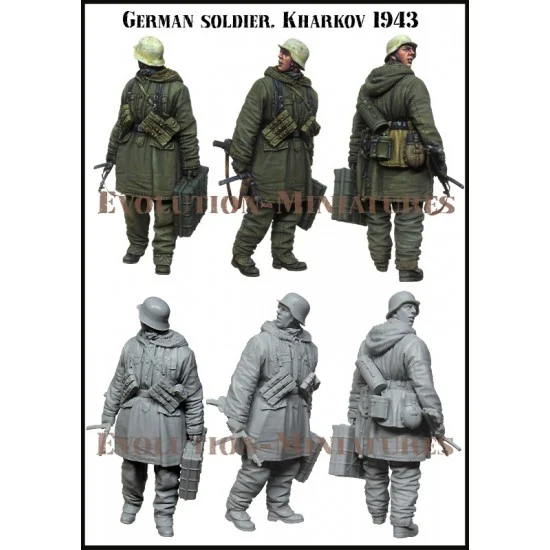 Evolution Miniatures 35206 1/35 German Soldier, Kharkov 1943 - Model Figures