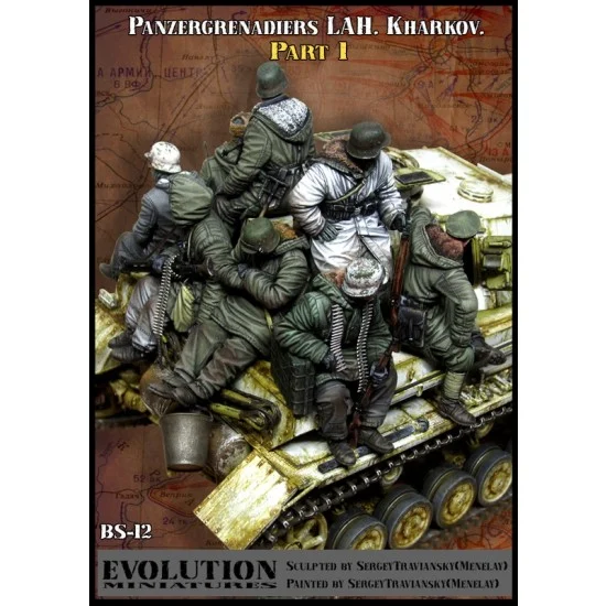 Evolution Miniatures BIG-12 1/35 Panzergrenadiers LAH. Kharkov. Part 1
