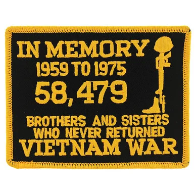In Memory Vietnam War Patch PM1344 (M032) - Eagle Emblems