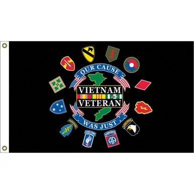 Vietnam Veteran Our Cause Flag F1314 (F035K) - Eagle Emblems