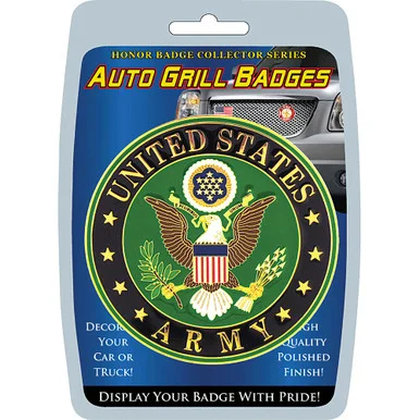 Army Auto Grill Badge MD6102 (MD020) - Eagle Emblems