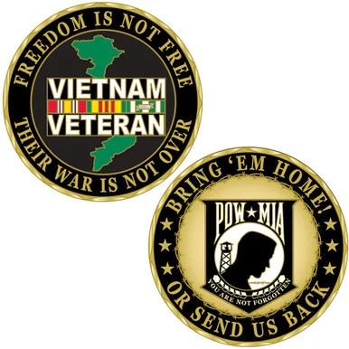 Vietnam Veteran Challenge Coin CH0326 (CK019) - Eagle Emblems
