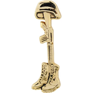 KIA Battle Cross Lapel Pin Eagle Emblems (P13105)