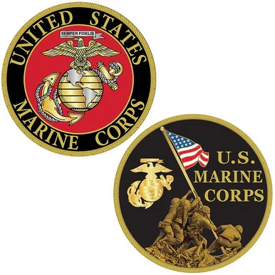 USMC Challenge Coin CH1201 (CK019) - Eagle Emblems