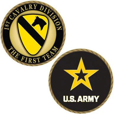 Army 1st Cavalry Challenge Coin CH1056 (CK019) - Eagle Emblems