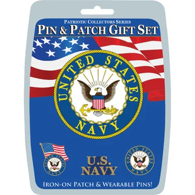 Navy Pin & Patch Gift Set DIS0004 (PP012) - Eagle Emblems
