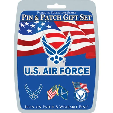 Air Force Pin & Patch Gift Set DIS0020 (PP012) - Eagle Emblems
