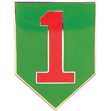 1st Div Lapel Pin Eagle Emblems (P14661)
