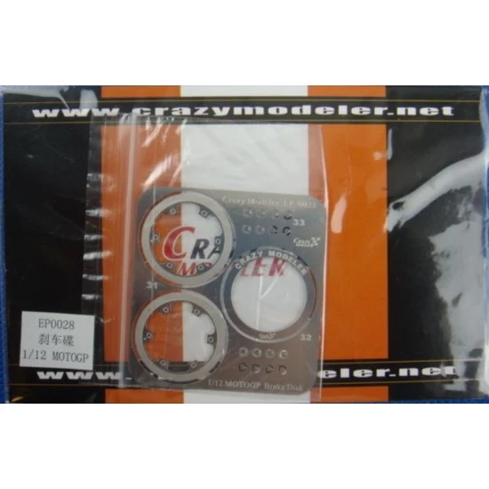 Crazy Modeler EP0028 Photoetch - 1/12 MotoGp Brake Discs