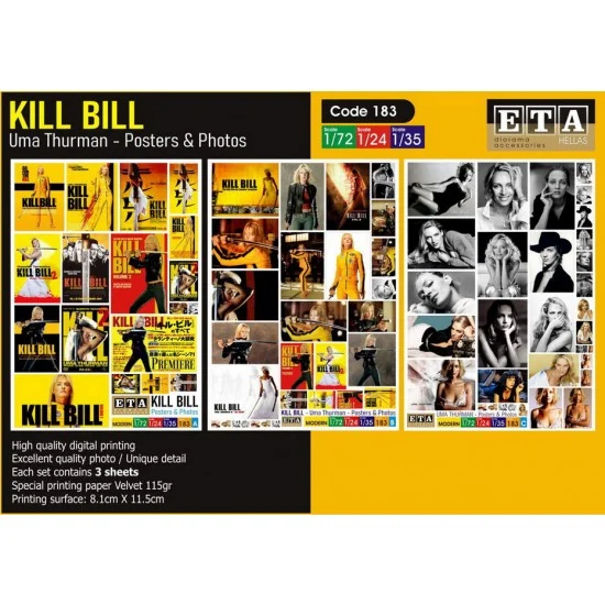 ETA Diorama 183 1/72, 1/24, 1/35 Kill Bill - Posters & Photos (3 sheets)