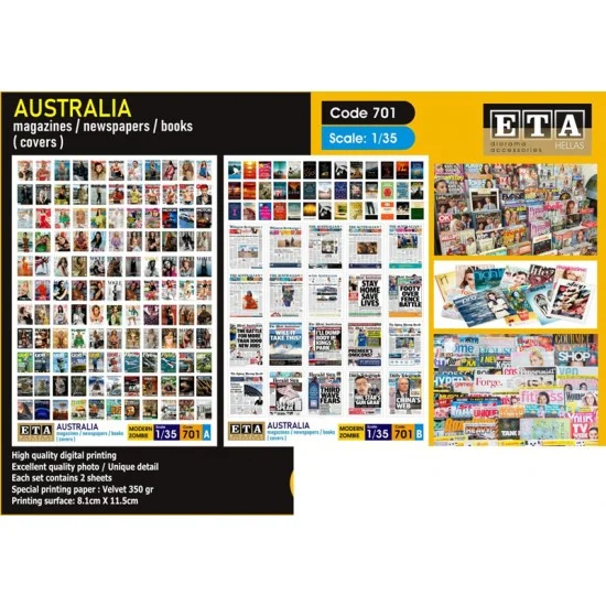 ETA Diorama 701 1/35 Australia - Magazines, Newspapers, Books