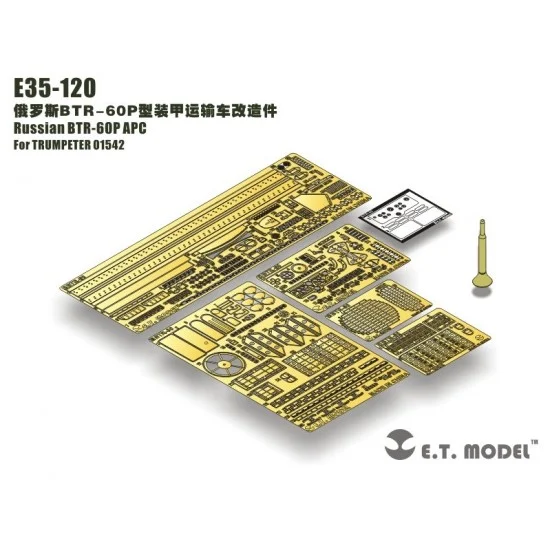 ET Model E35-120 1/35 Russian BTR-60P APC Detail-up Set for Trumpeter kit #01542