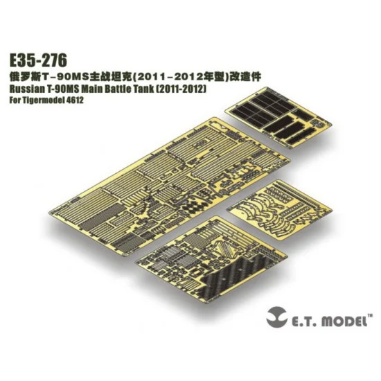 ET Model E35-276 1/35 Russian T-90MS Main Battle Tank 2011-2012 Detail Parts for Tiger Model #4612