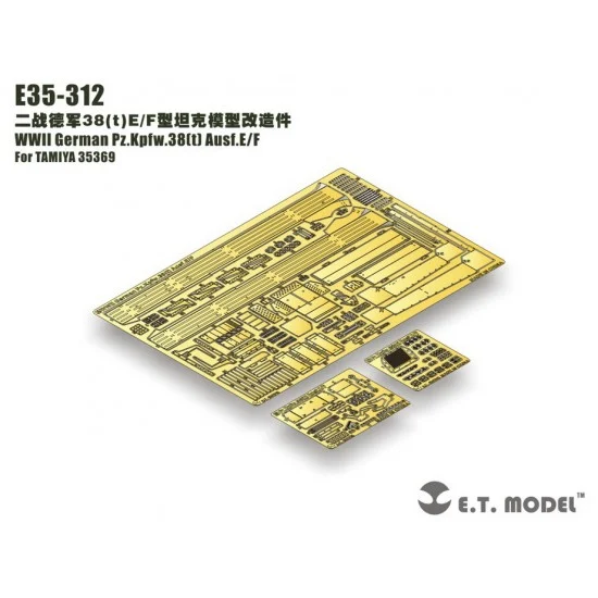 ET Model E35-312 1/35 WWII German Pz.Kpfw.38 (t) Ausf.E/F Detail Parts for Tamiya 35369