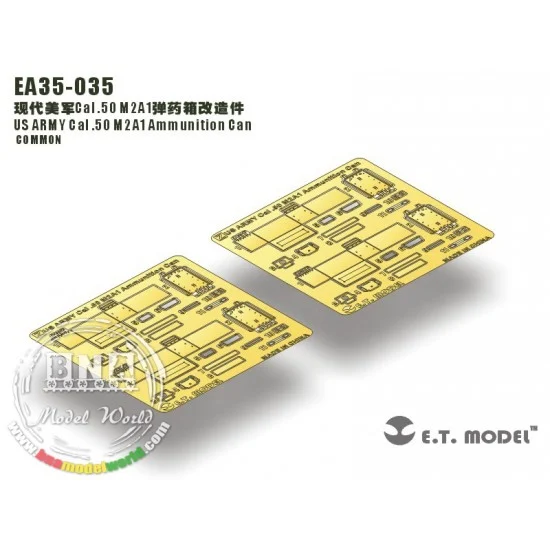 ET Model EA35-035 1/35 US Army Cal .50 M2A1 Ammunition/Ammo Box