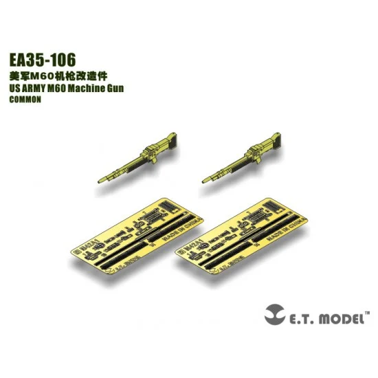 ET Model EA35-106 1/35 US Army M60 Machine Gun Detail set (Universal)