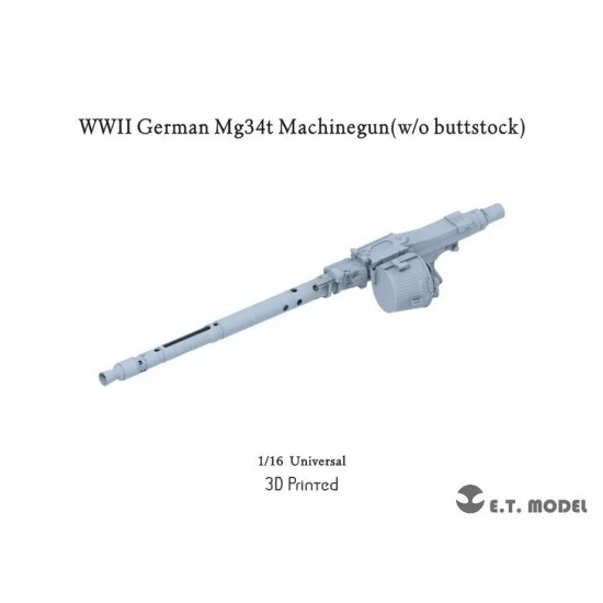 ET Model P16-005 1/16 WWII German MG34t Machinegun (without buttstock)