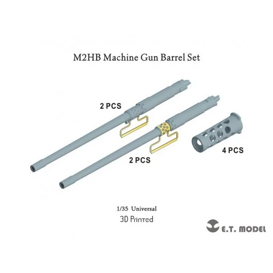 ET Model P35-267 1/35 M2HB Machine Gun Barrel Set