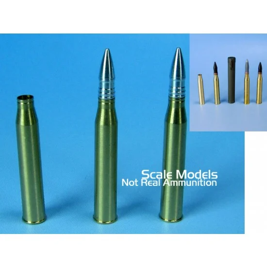 Eureka XXL A-3514 1/35 WWII German 75mm PzgrPatr.40/42 Ammo set for KwK.42