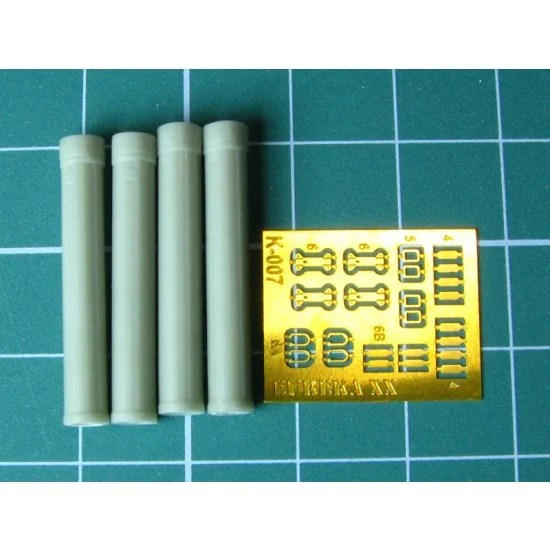 Eureka XXL E-007 1/35 Metal Ammo Canisters for 7.5cm KwK.42