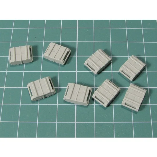 Eureka XXL E-036 1/35 Modern Russian Ammo Crates Type II for AK-47 Kalashnikov 7.62mm Ammo