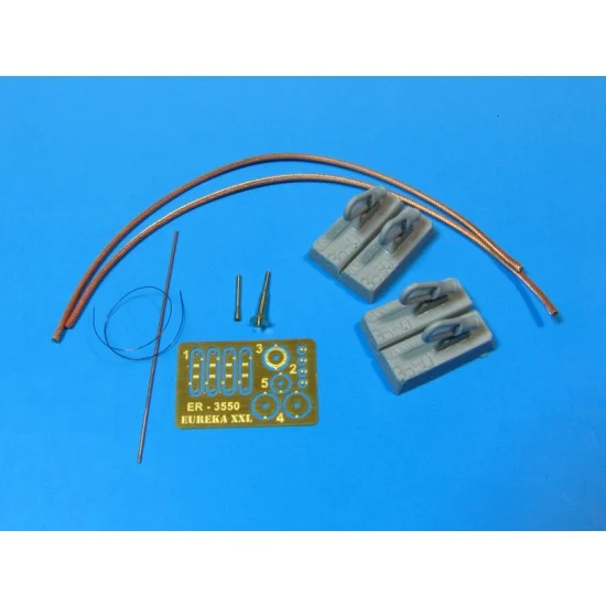 Eureka XXL ER-3550 1/35 Towing Cable and Aerial Base for T-90 Russian MBT for Meng Model #TS-006