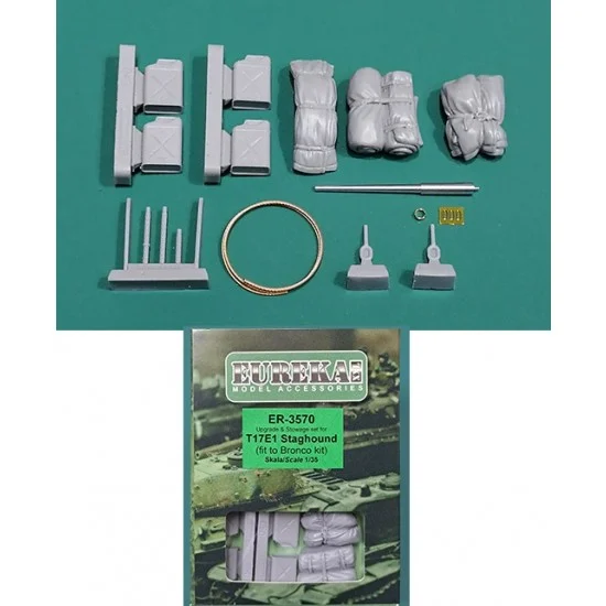 Eureka XXL ER-3570 1/35 T17E1 Staghound Upgrade & Stowage Set for Bronco kits