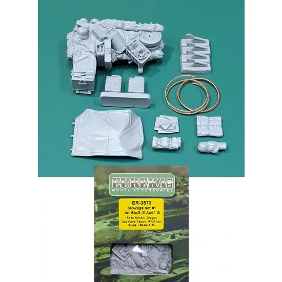 Eureka XXL ER-3573 1/35 Sturmgeschutz III Ausf.G Stowage Set for Das Werk/Dragon/MiniArt/RFM/Takom kits