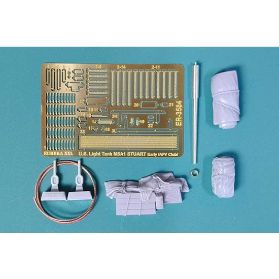 Eureka XXL ER-3584 1/35 M5A1 Stuart Early Upgrade Set for AFV Club kit