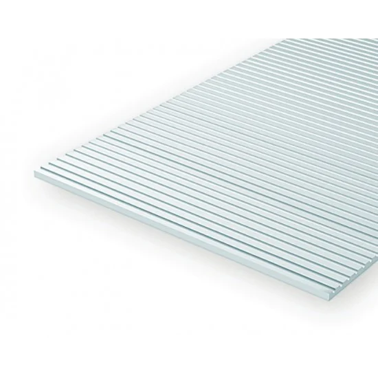 Evergreen 4067 O Scale Styrene Freight Car Siding (Spacing = 1.69mm;Thickness = 1.0mm) 1pcs 15cmx30cm - Hobby Tools & Supplies