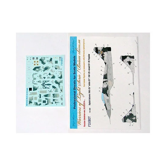 FOXBOT 144-003 1/144 Digital Falcons: MiG-29 (9-13) Ukranian AF Decals for Revell kit