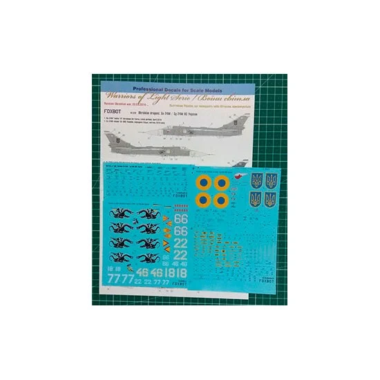 FOXBOT 48-028 1/48 Sukhoi Su-24M, Ukranian AF, 'Ukrainian Dragons' Decals for Trumpeter kit