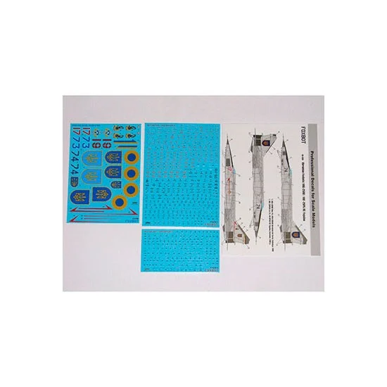 FOXBOT 48-036T 1/48 Ukrainian Foxbats: MiG-25RB and Stencils Decals for ICM/Revell/Hasegawa