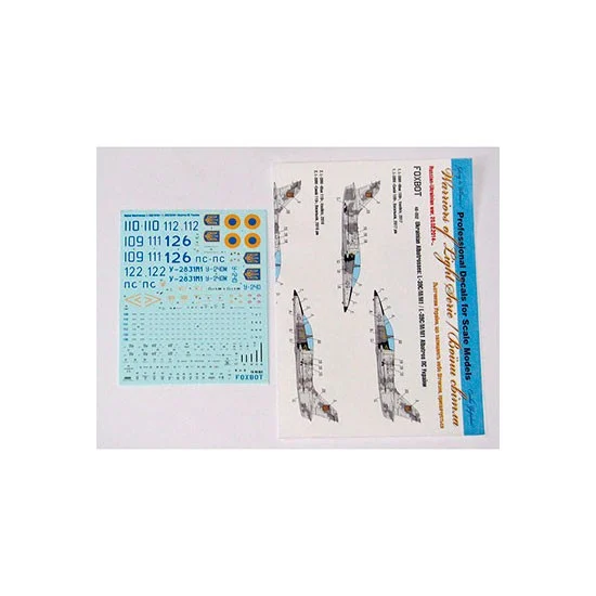 FOXBOT 48-052 1/48 Ukrainian Digital Albatrosses: L-39C/M1 Decals for Eduard/Trumpeter