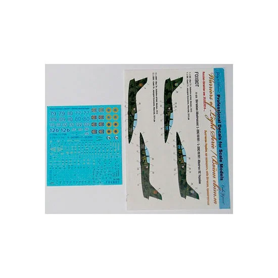 FOXBOT 72-029 1/72 Ukrainian Albatrosses: L-39C/M/M1 Decals for Eduard/South Front