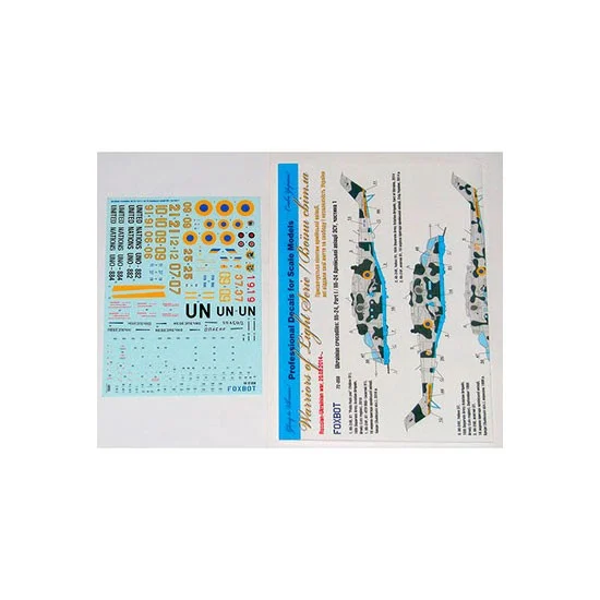FOXBOT 72-058 1/72 Ukrainian crocodiles: Mil Mi-24, Part I Decals for ESCI/ERTL/Hasegawa
