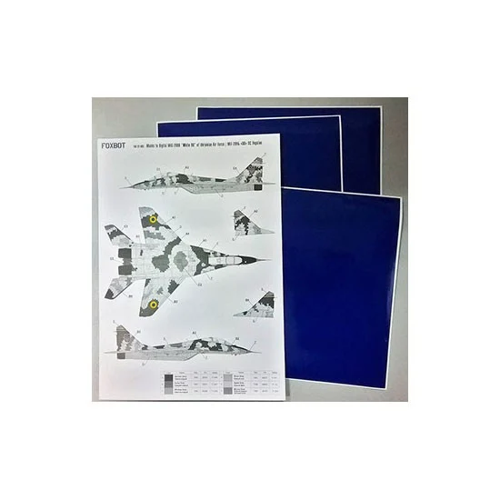 FOXBOT FM 32-005 1/32 Mikoyan MiG-29UB, Ukranian AF, Digital Camouflage Masks for Trumpeter